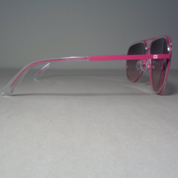 Guess GU6982 Shiny Pink New Women\'s Aviator Style Sunglasses main image 13